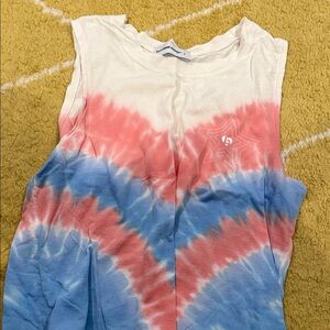 Tie-Dye Sleeveless Women's Top